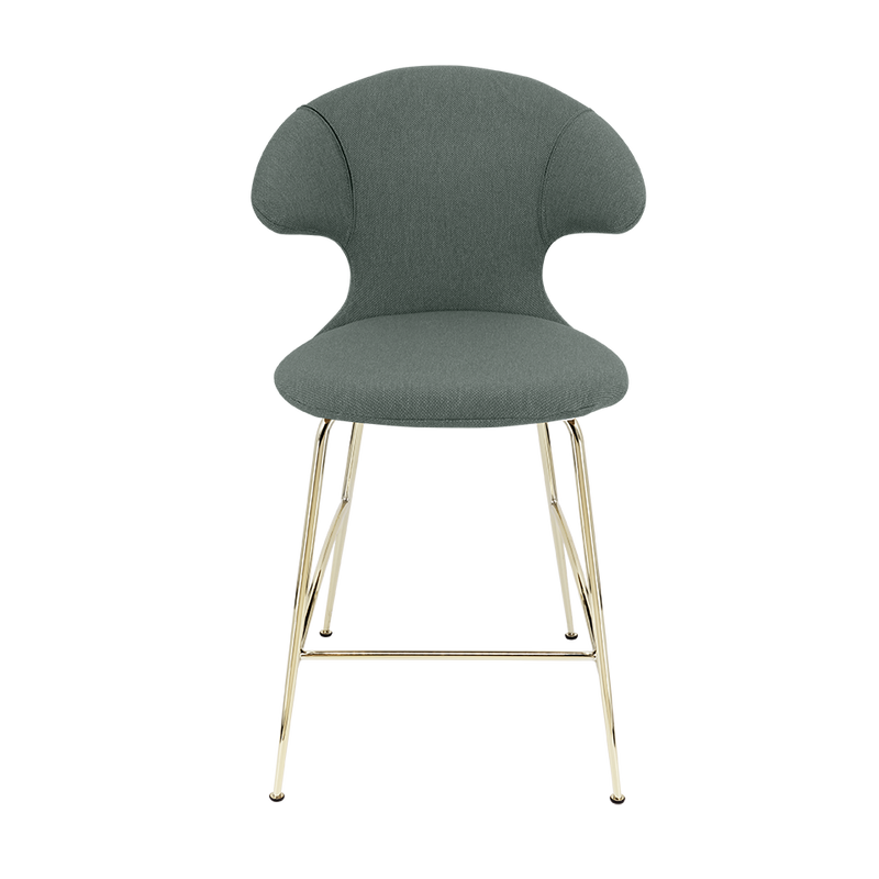 Time Flies Upholstered Counter Stool by Umage #Morning Meadows / Brass