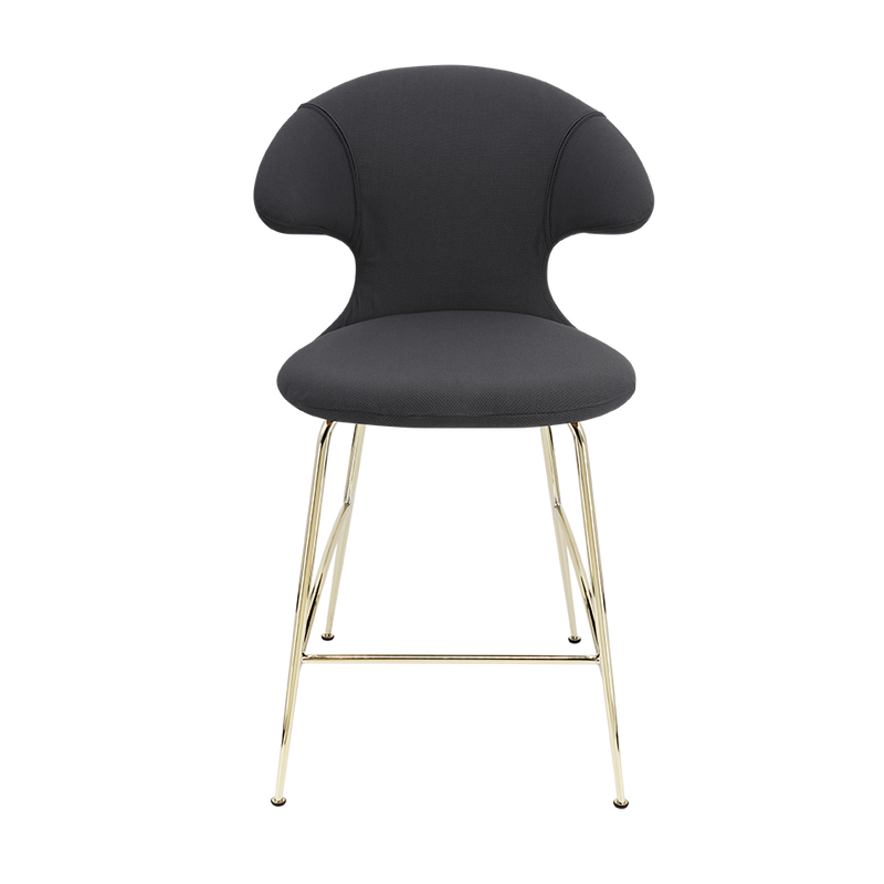 Time Flies Upholstered Counter Stool by Umage #Shadow / Brass