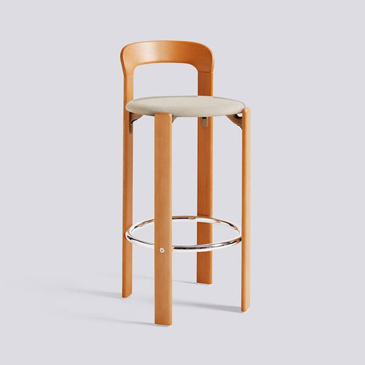 Rey Bar Stool (seat upholstery) by HAY