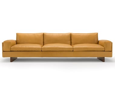 TAU - 3 seater leather sofa by Amura
