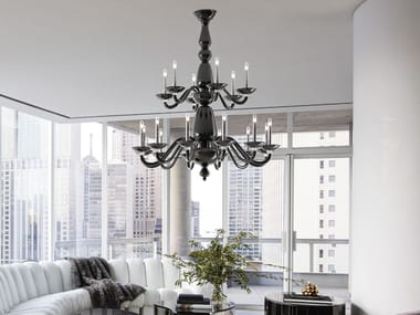 PALLADIANO - Venetian crystal chandelier by Barovier&Toso