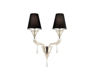 NEVADA - Venetian crystal wall lamp by Barovier&Toso
