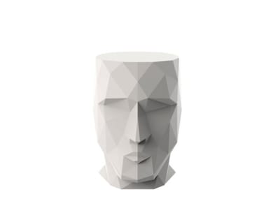 ADAN - Low plastic garden stool by Vondom