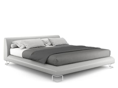 ADD_LOOK - Upholstered leather double bed by I 4 Mariani