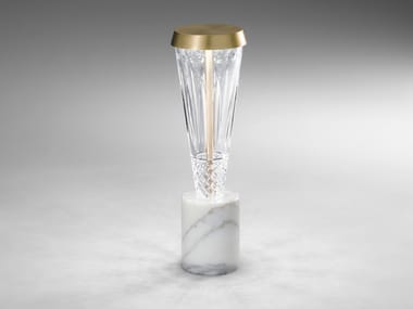 ADELE - Handmade crystal table lamp by Italamp