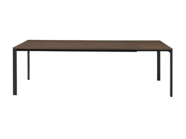 ALLUNGAMI - Extending rectangular oak dining table by Ligne Roset