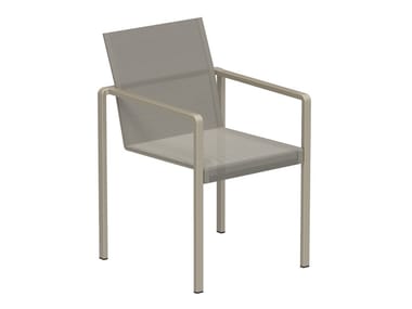 ALURA - Batyline¢ç garden chair with armrests by Royal Botania