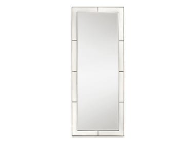 AMELIA - Rectangular leather mirror by Cantori