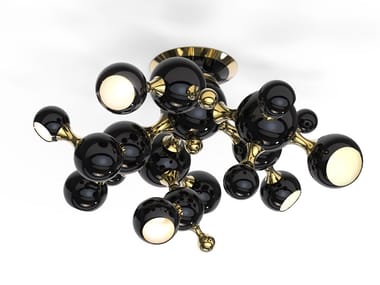 ATOMIC - Halogen aluminium ceiling lamp by Delightfull