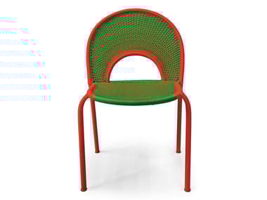 BANJOOLI - Polyethylene threads handwoven chair by Moroso