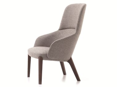 BELLEVUE 08 - Fabric armchair with armrests by Very Wood