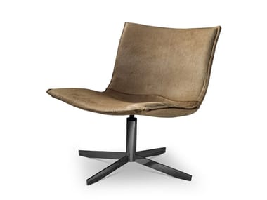 BEVERLY - Swivel armchair with 4-spoke base by I 4 Mariani