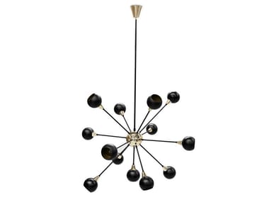 BLAKEY - Halogen brass ceiling lamp by Delightfull