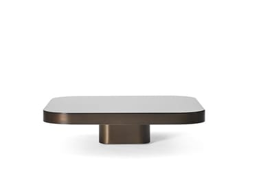 BOW COFFEE TABLE NO. 1 - Square brass coffee table by Classicon