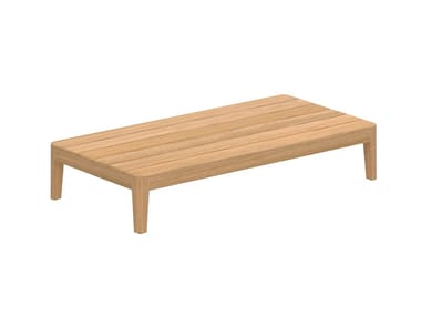 CALYPSO LOUNGE - Teak garden bench by Royal Botania