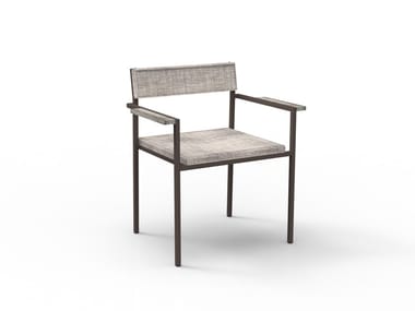CASILDA - Stackable garden chair with armrests by Talenti