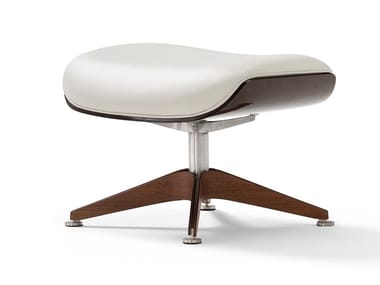 COACH - Swivel footstool with 4-spoke base by Amura