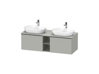 D-NEO - Double wall-mounted vanity unit with drawers by Duravit