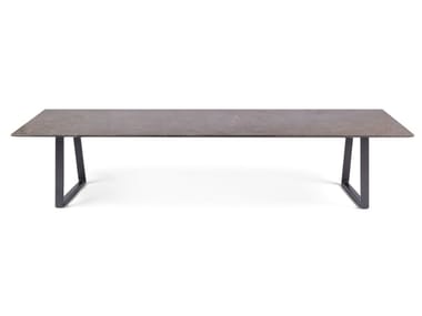 DRITTO - Rectangular marble coffee table by Salvatori