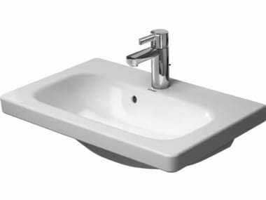 DURASTYLE - Rectangular ceramic washbasin by Duravit