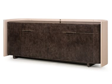ECLIPSE - Wooden sideboard with doors by Turri
