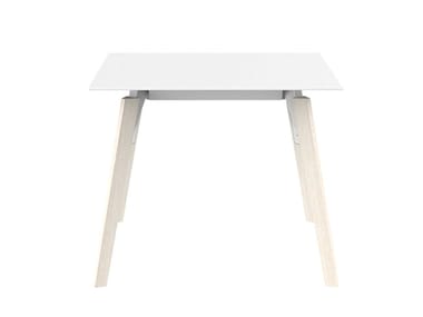 FAZ WOOD - Square HPL garden table by Vondom
