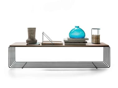 FENCE - Walnut bench by Lema