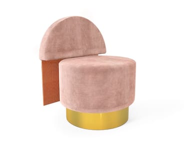 FLON - Upholstered fabric restaurant chair by Essential Home