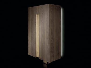FRAME - Solid wood highboard with doors by Henge