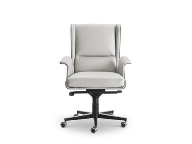 GARBO - Swivel executive chair with 5-spoke base with armrests by I 4 Mariani