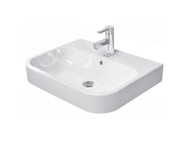 HAPPY D.2 - Countertop ceramic washbasin by Duravit