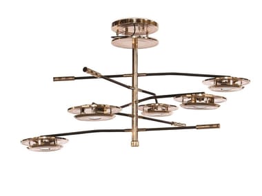 HENDRIX - Brass ceiling lamp by Delightfull