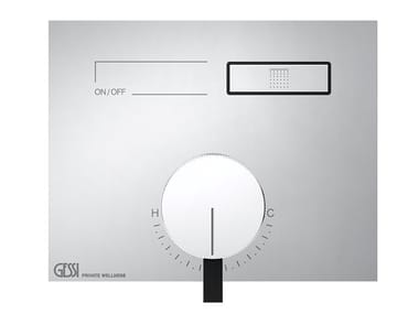 HI-FI MIXER - Recessed single handle brass shower mixer by Gessi