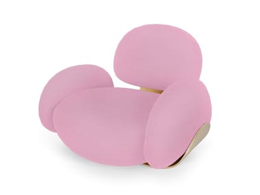 KARLOTTA - Fabric armchair with armrests by Essential Home
