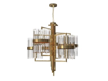 LIBERTY II - Brass pendant lamp by Luxxu