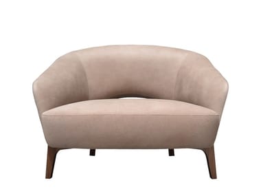 LIBRA - Fabric armchair with armrests by Tonon