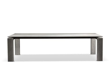 DOMINIC - Marble dining table by Longhi