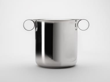 MADERA - Brass ice bucket by Danese Milano