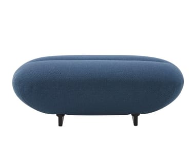 MANAROLA - Upholstered fabric footstool by Ligne Roset