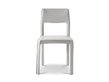 MARY - Tanned leather chair by I 4 Mariani