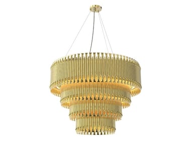 MATHENY CHANDELIER - Brass pendant lamp by Delightfull
