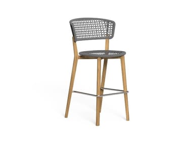 MOON TEAK - High stool by Talenti