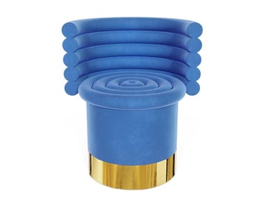 NESBITT - Upholstered fabric restaurant chair by Essential Home