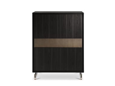 NIKY - Wooden highboard with doors by I 4 Mariani