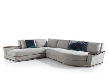 NOBU - Sectional fabric sofa by Longhi
