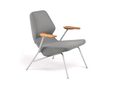 OBLIQUE - Garden easy chair with armrests by Prostoria