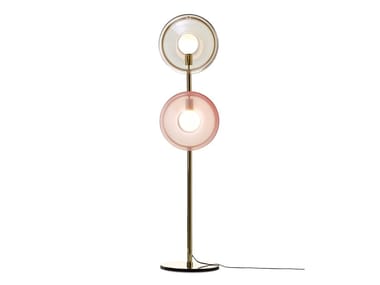 ORBITAL - Crystal floor lamp by bomma
