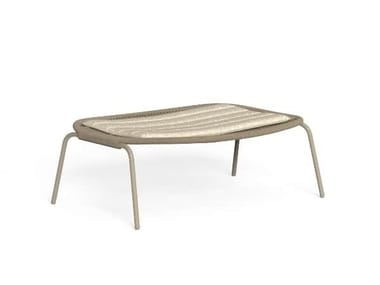 PANAMA - Rectangular rope garden footstool by Talenti