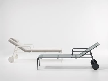 PARK LIFE - Recliner fabric sun lounger by Kettal