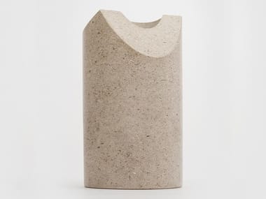 PAROS M - Aurisina stone vase by Danese Milano
